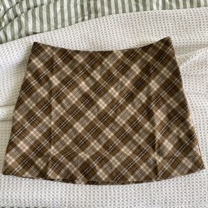 Plaid skirt